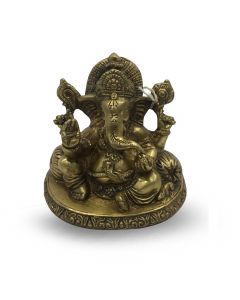 Sitting Ganesh with pillow 10 cm