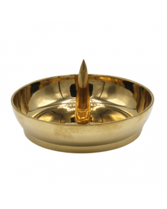 Candle Holder for Altars rounded 10 cm
