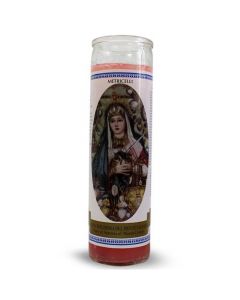 Labelled candle  Mary of Sorrows (Metricelli)