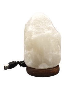 USB Lámpara Sal del Himalaya Blanca 1kg