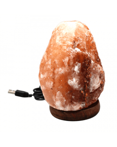 USB Himalayan Salt Lamp Orange 1kg