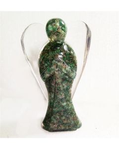 Figuras de ángel orgón Aventurina verde 20cm
