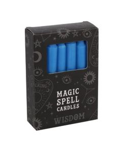 Paquete De 12 Velas Mágicas Azules Wisdom