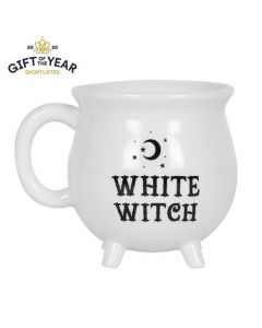 White Witch Cauldron Mug 5056131106604