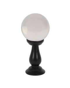 Small Clear Crystal Ball on Stand