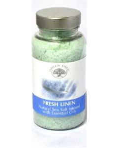 Green Tree Fresh Linen Sea Salt For Aromaburners