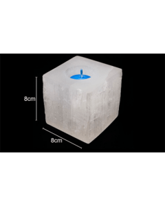 Seleniet Kaars Houder Cube 8x8x8cm