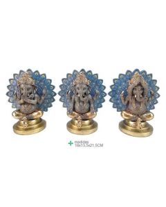 Praying Ganesh Set of 3 pcs