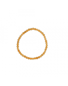 Citrine beaded Bracelet 4 mm