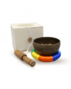 Singing bowl flower of life with box 11 cm Set of 2