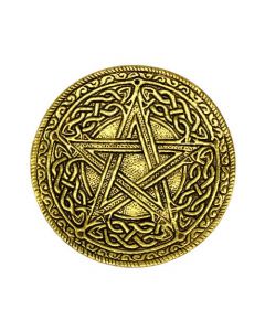 Wierookhouder gouden Pentagram Antiek Finish