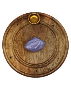Porta incienso de Madera y Lapis Lazuli