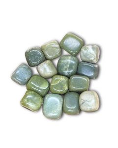 Serpentine Jade tumbled stone 250 gram