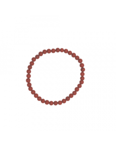 Red Jasper beaded Bracelet 4 mm
