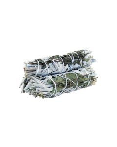 White Sage & Peppermint Smudge Stick 10cm (price per pc)