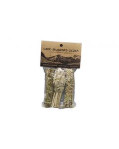 Smudge Mini Variety Pack- Sage/Mugwort/Cedar