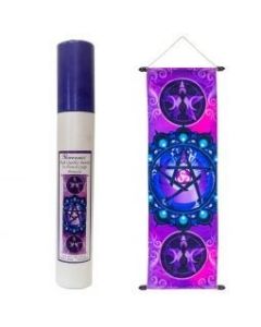 High Quality French Crepe Banner Pentagram 36 x 90 cms -