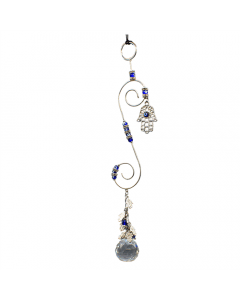 HANGING CRYSTAL-EVIL EYE