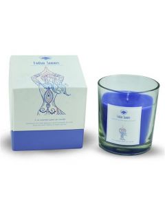 Green Tree Indian Summer Glass Fragrance Candle 125 Grams