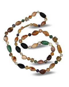 Tumbled Stones Necklace Mixed Agate