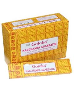 Goloka Nag Champa Incienso 40 gramos