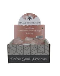 Mostrador de Gemas Semipreciosas Cuarzo Rosa 500g