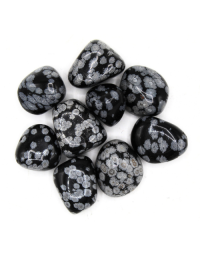 Speckled Obsidian 'A' Tumbled Stones 200 gr