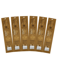 Porta Incienso de Selenita Set 6 pcs