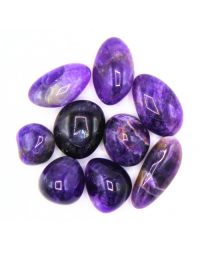 Amethyst 'AB' Tumbled Stones 200 gr