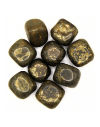 Pyrite 'A' Tumbled Stones 200 gr