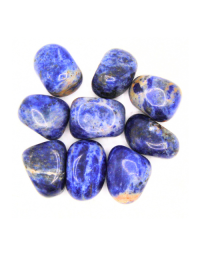 Sodalite 'A' Tumbled Stones 200 gr