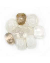 Rock Crystal 'A' Tumbled Stones 200 gr