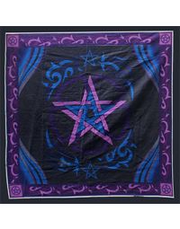 Mantel para Altar Wicca Pentaculo 36x36