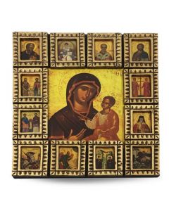 Icon "life of christ" special finish