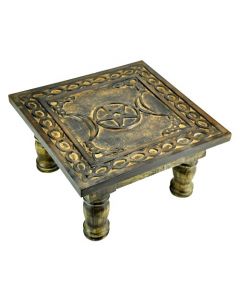 Mesa de Altar – Triple Luna y Pentagrama