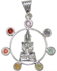 Chakras Pendant Buddha (1.75)