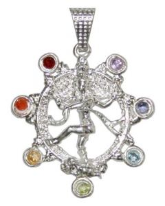 Chakras Pendant Nataraj 1.75"