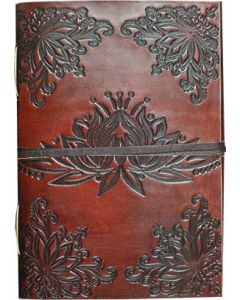 DIARIO DE CUERO LOTUS 7x10cm