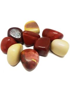 Getrommelde stenen Mookaïet 100 gram