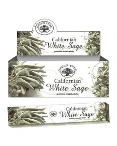 Green Tree Californian White Sage Natural Incense 15 grams