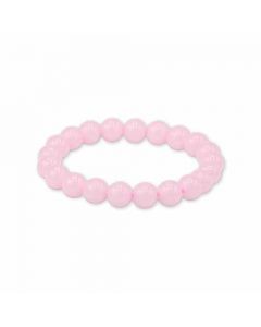 Rose Quartz beaded Bracelet 8 mm - Madagascar