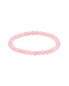 Rose Quartz beaded Bracelet 4 mm - Madagascar