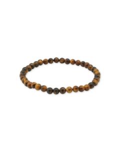 Tijgeroog kralenarmband 4 mm – Zuid-Afrika