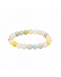 Morganite beaded Bracelet 8 mm - Madagascar