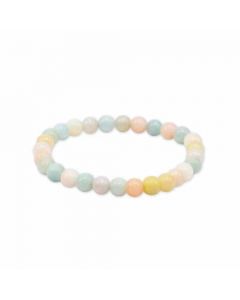 Pulsera de Morganita con cuentas de 6 mm – Madagascar