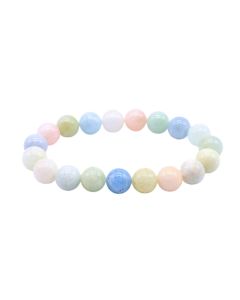 Morganiet kralen armband 10 mm - Madagaskar