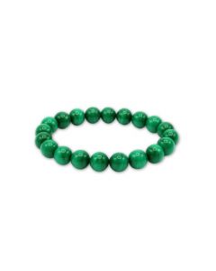 Light Malachite 'AA' beaded Bracelet 8 mm - Zambia