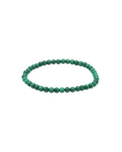 Light Malachite 'AA' beaded Bracelet 4 mm - Zambia