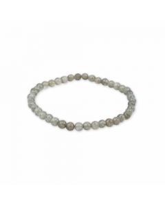Pulsera de labradorita con cuentas de 4 mm - Madagascar