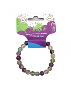 Fluoriet Multicolor Armband met Kralen 8 mm – China